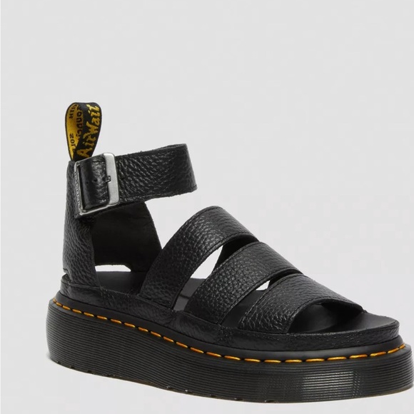 Dr. Martens Shoes - Clarissa 11 Womens Leather Platform Sandals